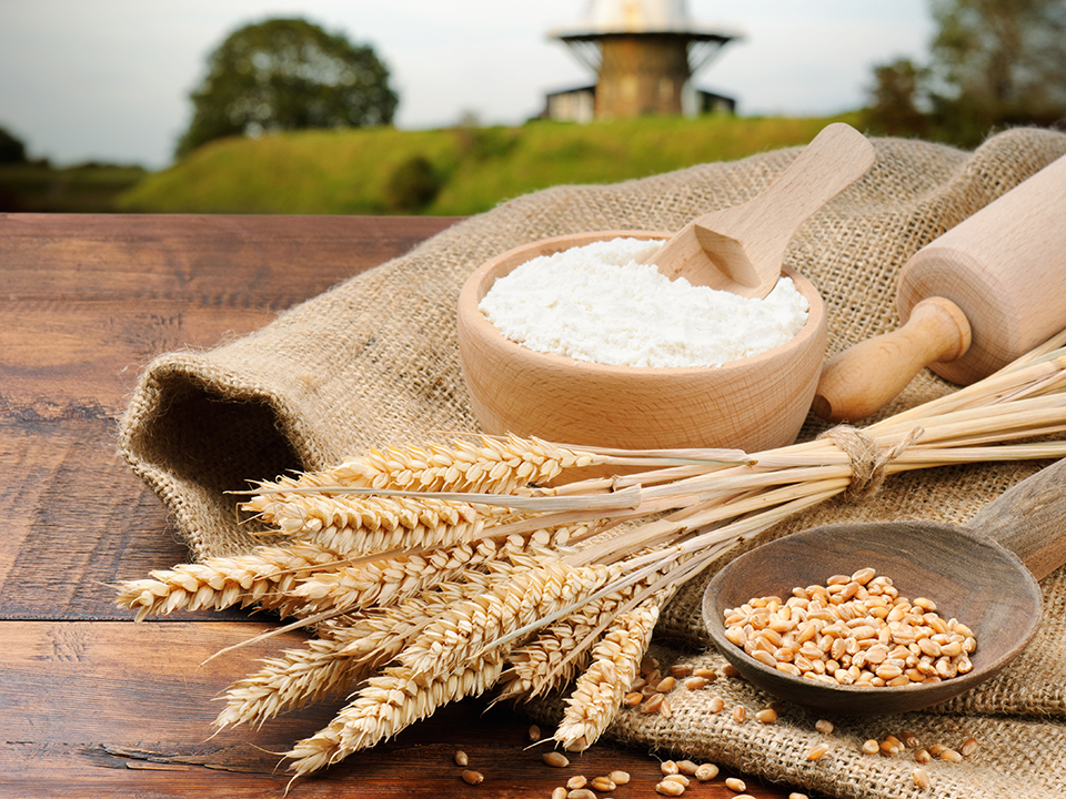 Organic,Ingredients,For,Bread,Preparation